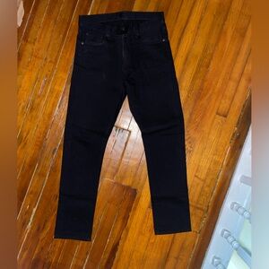 Uniqlo black Selvedge Denim Jeans Slimfit Size 31x32